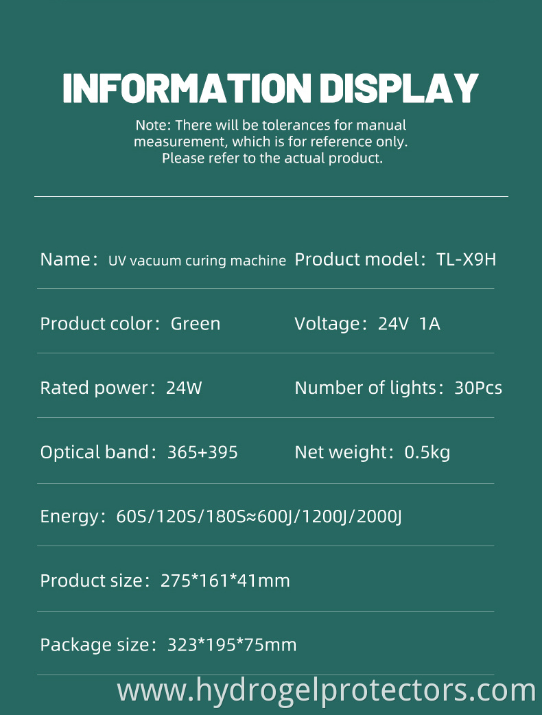 Uv Vacuum Curing Machine